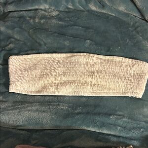 Victoria's Secret Textured Cream Bikini Top